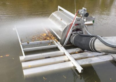 Pumping unit with rotary self-cleaning filter - RIVERSCREEN