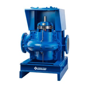 Double suction centrifugal pressurization network pump for your building needs. Standardized materials which ensure a certain reliability.