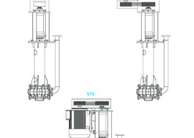 La Pompe réseau polyvalente 1000 m³/h: robuste, fiable, polyvalente avec une capacité de 1000 m³/h optimise votre pompage grâce à la conception EHD.